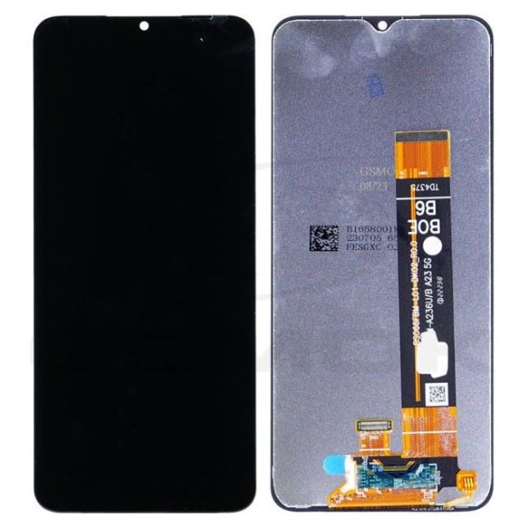 LCD kijelző érintőpanellel (előlapi keret nélkül) Samsung Galaxy A23 5G fekete