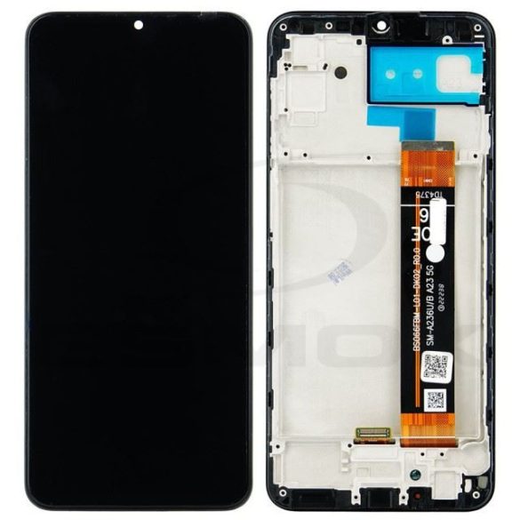 LCD kijelző érintőpanellel és előlapi kerettel Samsung Galaxy A23 5G fekete