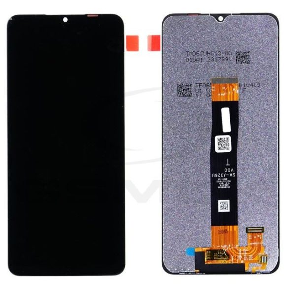 LCD kijelző érintőpanellel (előlapi keret nélkül) Samsung Galaxy A32 5G fekete