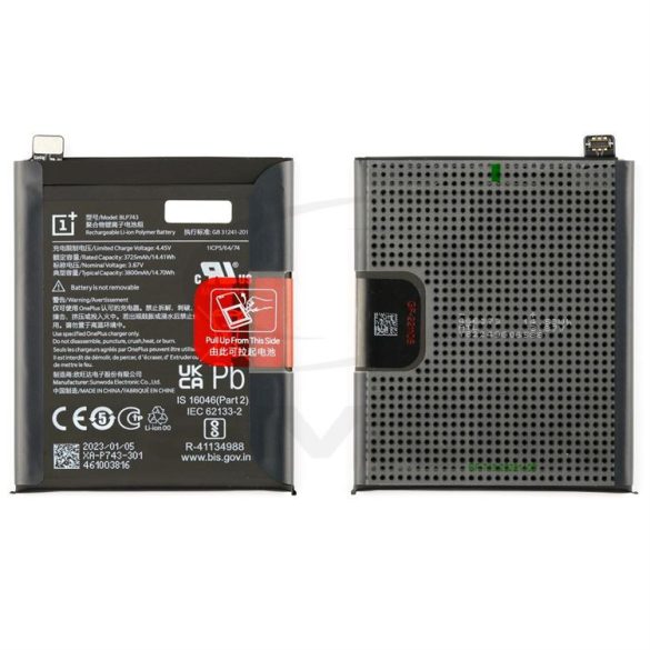 Akkumulátor OnePlus 7T [Blp743/1031100011] 3800mAh (gyári)