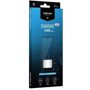Iphone 15 Plus 6.7 - Myscreen Diamond Glass Lite edzett üveg teljes képernyős védőfólia fekete