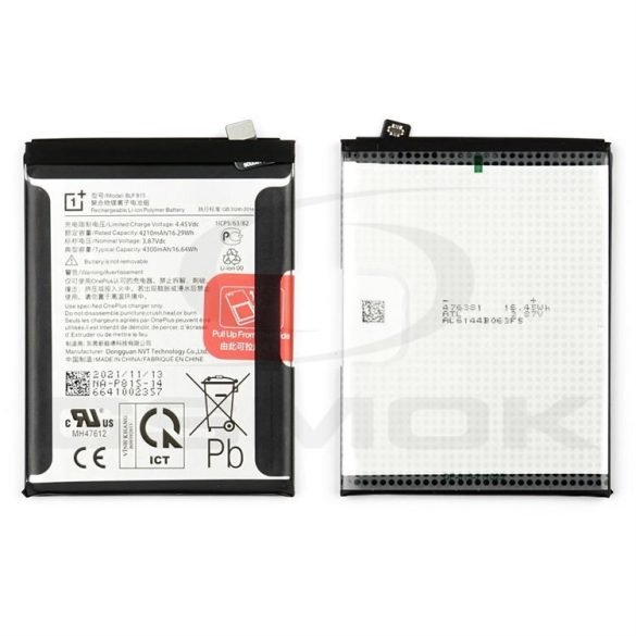 Akkumulátor OnePlus Nord N10 5G [1031100034/Blp815] 4300mAh (gyári)