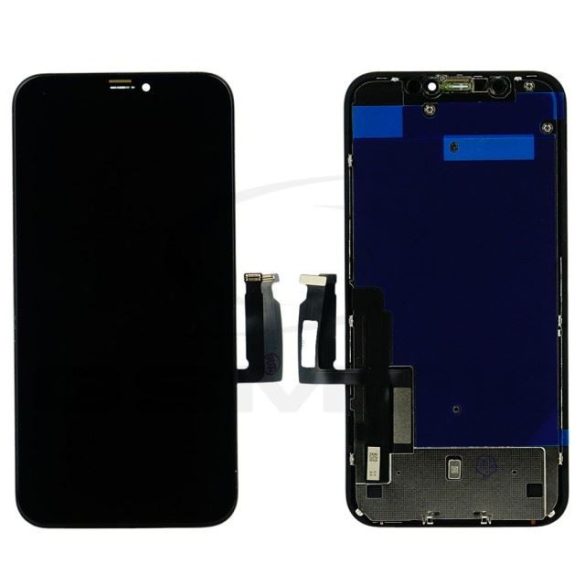 LCD kijelző érintőpanellel és előlapi kerettel iPhone Xr fekete [FHD Incell] A1984