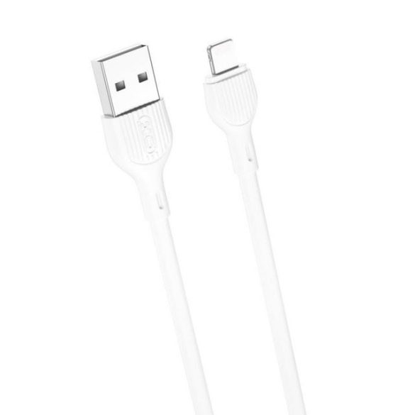 XO Nb200 USB-A - Lightning kábel 2.1A 2m fehér
