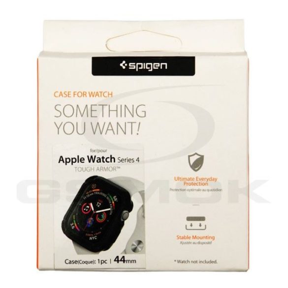Spigen Tough Armor fekete tok Apple Watch 44mm 