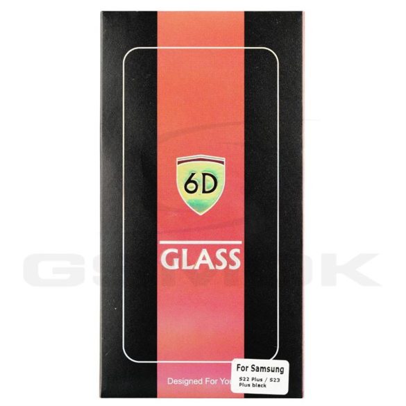 Edzett üveg 0.3mm 5D Samsung Galaxy S22 Plus 5G/S23 Plus 5G Fekete