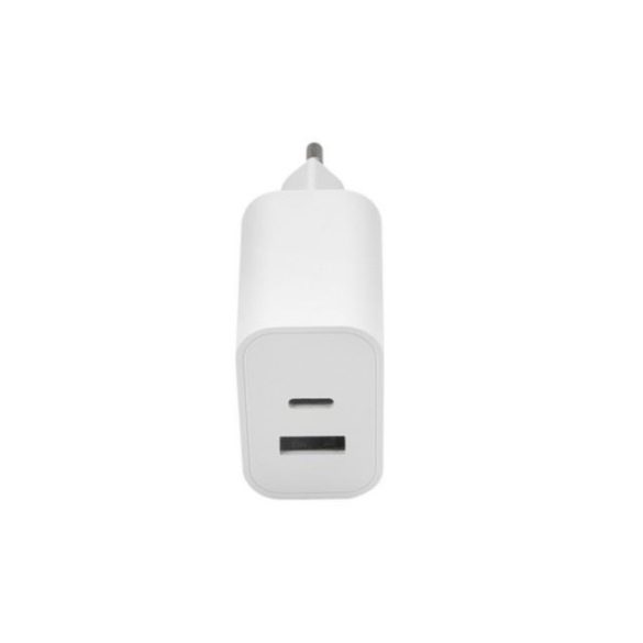 Maxlife Mxtc-06 hálózati töltő USB-A és Type-C bemenettel 30W 3A Pd Fehér