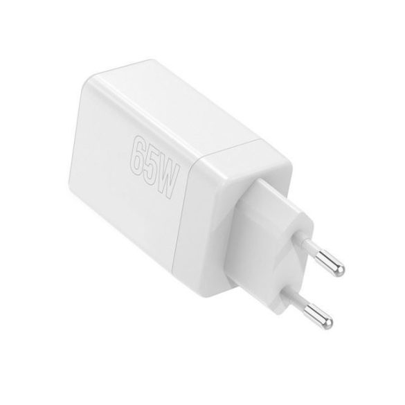 Maxlife Mxtc-08-65Acc hálózati töltő 1xUSB-A és 2xType-C bemenettel fehér