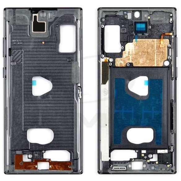 Előlapi LCD keret Samsung Galaxy Note 10 Plus fekete