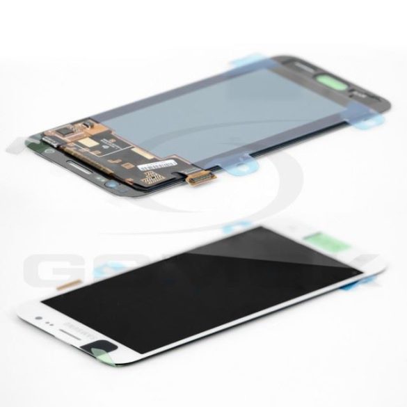 LCD kijelző érintőpanellel (előlapi keret nélkül) Samsung Galaxy J5 fehér [Gh97-17667A] (gyári)