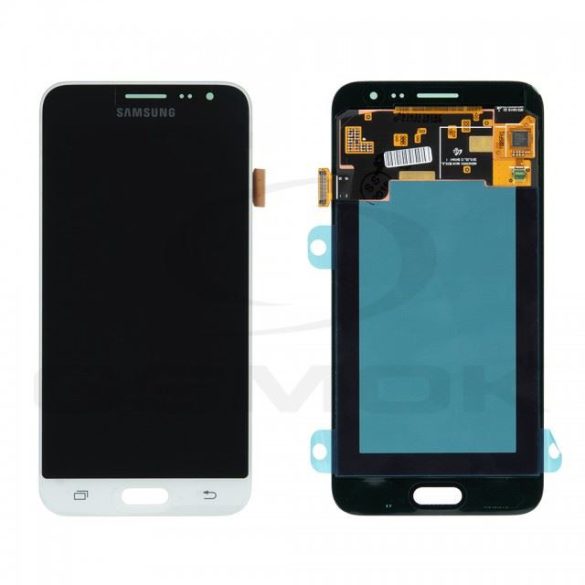 Lcd + érintőkijelző Samsung J320 Galaxy J3 2016 Fehér Gh97-18414A, Gh97-18748A Eredeti szervizcsomag