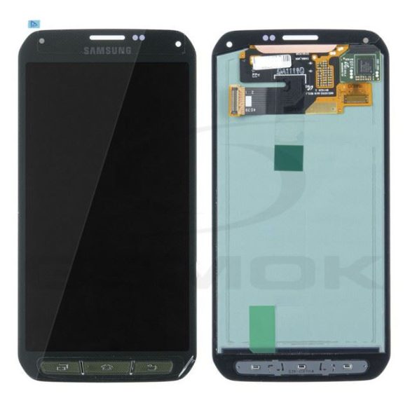 Lcd + érintőkijelző Samsung G870F Galaxy S5 Active zöld Gh97-16088C eredeti szervizcsomag