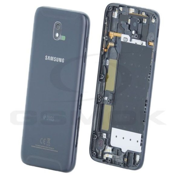 Akkumulátorfedél ház Samsung J730 Galaxy J7 2017 fekete Gh82-14448A Eredeti szervizcsomag