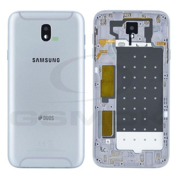 Akkumulátorfedél ház Samsung J730 Galaxy J7 2017 Ezüst kék Gh82-14448B Eredeti szervizcsomag