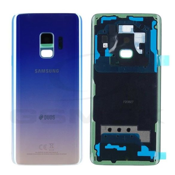 Akkumulátorfedél ház Samsung G960 Galaxy S9 Duos Polaris kék Gh82-15875G eredeti szervizcsomag