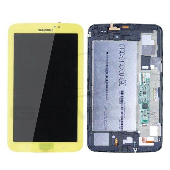 Lcd + érintőkijelző Samsung T210 Galaxy Tab 3 7.0 Wifi Sárga Gh97-14754C Gh97-14892C Eredeti szervizcsomag