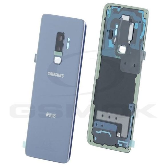 Akkumulátorfedél ház Samsung G965 Galaxy S9 Plus Duos kék Gh82-15660D eredeti szervizcsomag