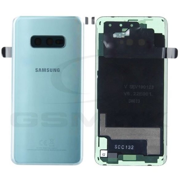 Akkumulátorfedél ház Samsung G970 Galaxy S10E zöld Gh82-18452E eredeti szervizcsomag