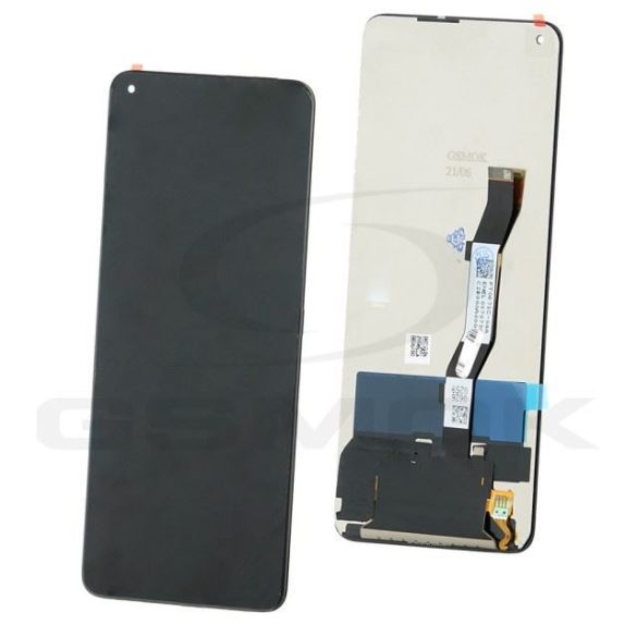 LCD kijelző érintőpanellel (előlapi keret nélkül) Xiaomi Mi10T/Mi 10T Pro fekete