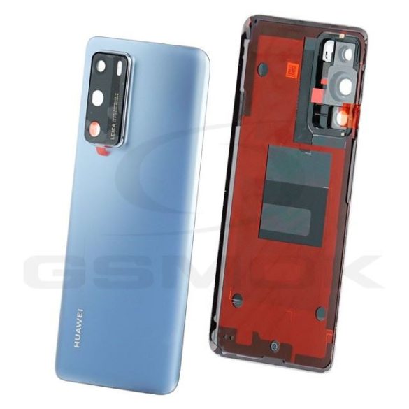 Akkumulátorfedél ház Huawei P40 ezüst Frost 02353Mgf Eredeti szervizcsomag