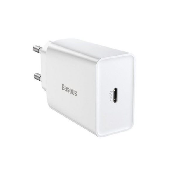 Baseus Speed Mini Ccfs-Sn02 hálózati töltő Type-C bemenettel 20W 3A fehér