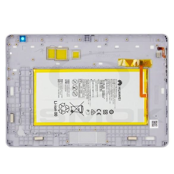 Akkufedél akkumulátorral Huawei Mediapad T3 10.0 szürke [02353Vyq/02351Kdh/02351Tbm/02351Tbs/02351Lev/02351Law] (gyári)