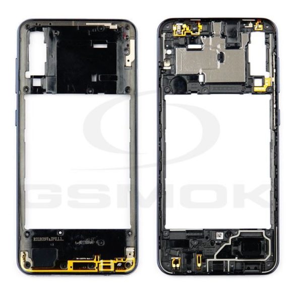Középső keret Samsung A307 Galaxy A30S Prism Crush fekete Gh98-44765A [Eredeti]