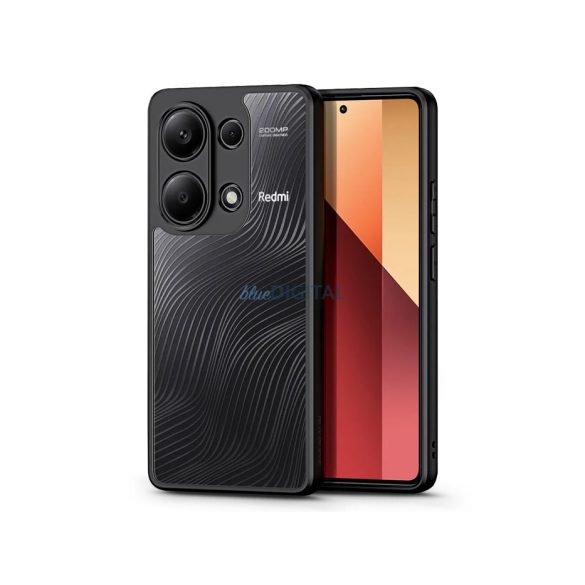 Xiaomi Redmi Note 13 Pro+ 5G hátlap - Dux Ducis Aimo Series - fekete/átlátszó