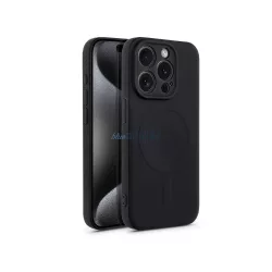   Haffner Silicone Mag Cover szilikon tok - Apple iPhone 15 Pro - fekete