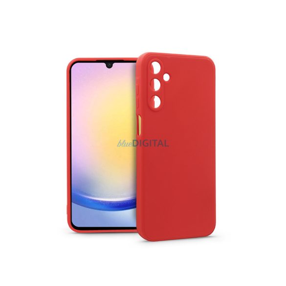 Samsung SM-A256 Galaxy A25 5G szilikon hátlap - Soft - piros