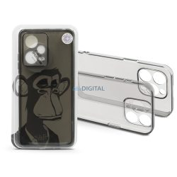   Haffner Gray Monkey szilikon tok - Xiaomi Redmi Note 12 Pro+ 5G - átlátszó