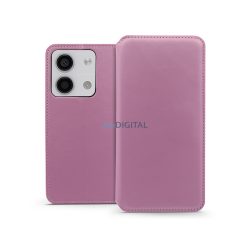   Haffner Dual Pocket Flip oldalra nyíló tok - Xiaomi Redmi Note 13 5G - pink