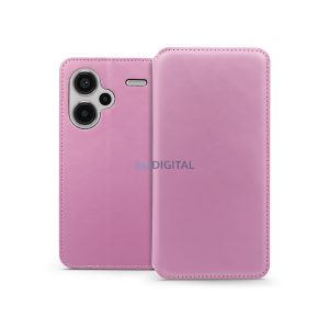 Haffner Dual Pocket Flip oldalra nyíló tok - Xiaomi Redmi Note 13 Pro+ 5G - pink