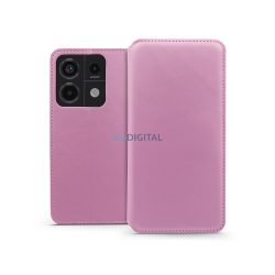   Haffner Dual Pocket Flip oldalra nyíló tok - Xiaomi Redmi Note 13 Pro 5G/Poco X6 5G - pink