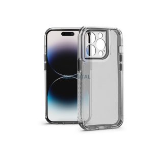 Haffner Matrix Clear kameravédős szilikon tok - Apple iPhone 14 Pro - átlátszó