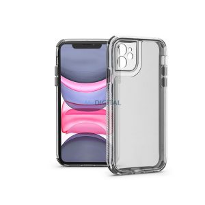 Haffner Matrix Clear kameravédős szilikon tok - Apple iPhone 11 - átlátszó