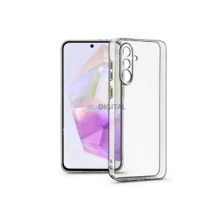 Haffner Clear Case kameravédős szilikon tok - Samsung SM-A366 Galaxy A36 5G - átlátszó