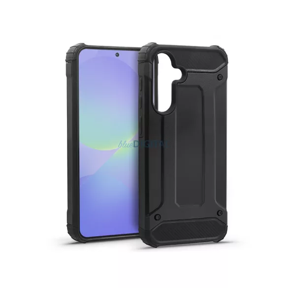 Haffner Armor ütésálló tok - Samsung SM-A366 Galaxy A36 5G - fekete