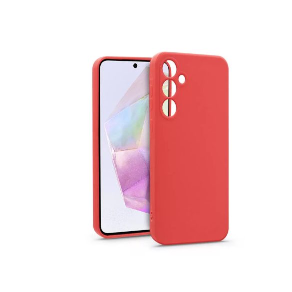 Haffner Soft szilikon tok - Samsung SM-A566 Galaxy A56 5G - piros