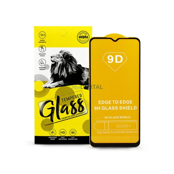 Samsung A025G Galaxy A02s/A037G Galaxy A03s üveg képernyővédő fólia - Tempered  Glass - 1 db/csomag - fekete