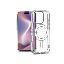   Haffner Anti Shock MagSafe szilikon tok - Apple iPhone 16 Pro - átlátszó