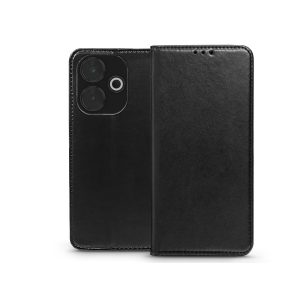 Xiaomi Redmi 13 4G/Redmi 13 5G oldalra nyíló tok - Smart Magnetic Book Flip - fekete