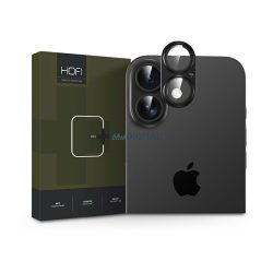   HOFI FullCam Pro+ kameralencse védőüveg + alu kameravédő - Apple iPhone 16/16 Plus - fekete