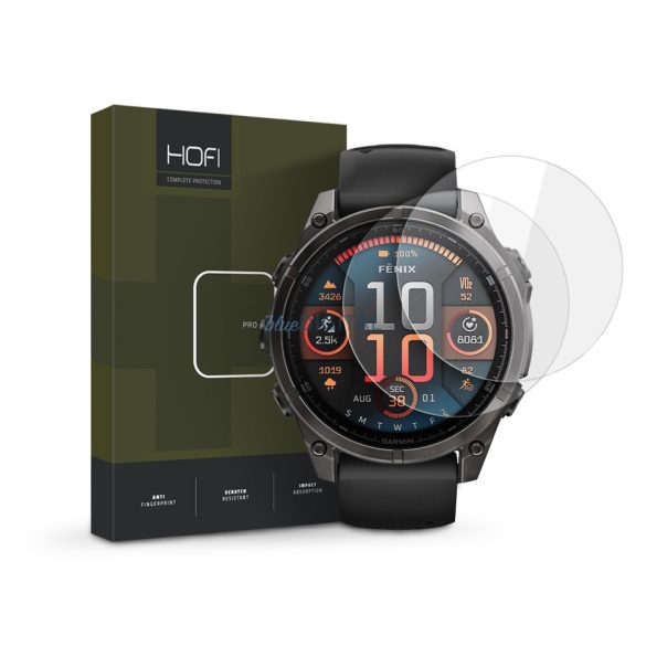 HOFI Glass Pro+ - Garmin Fenix 8 (47 mm) üvegfólia - 2 db/cs - átlátszó