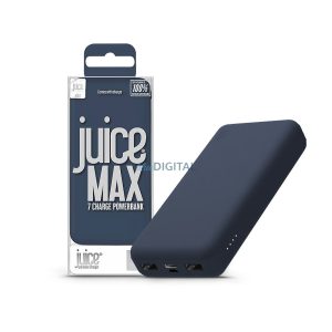 Juice hordozható külső akkumulátor / power bank - 20.000 mAh - Juice ECO MAX - 2xUSB + Type-C - kék