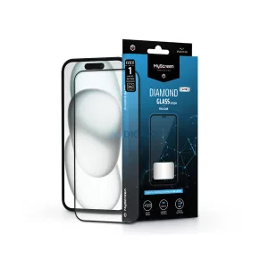 MyScreen Diamond Glass Lite Edge 2.5D Full Glue - Apple iPhone 15/15 Pro üvegfólia