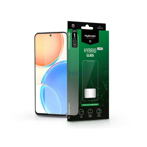 Honor X8 rugalmas üveg képernyővédő fólia - MyScreen Protector Hybrid Glass Lite- átlátszó