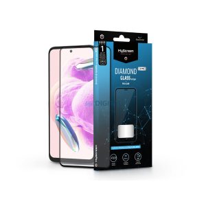 Xiaomi Redmi Note 12S edzett üveg képernyővédő fólia - MyScreen Protector       Diamond Glass Lite Edge2.5D Full Glue - fekete