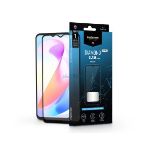 Honor X6a edzett üveg képernyővédő fólia - MyScreen Protector Diamond Glass LiteEdge2.5D Full Glue - fekete