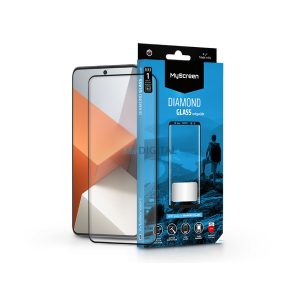 Xiaomi Redmi Note 13 Pro+ edzett üveg képernyővédő fólia ívelt kijelzőhöz -     MyScreen Protector Diamond Glass Edge3D - fekete